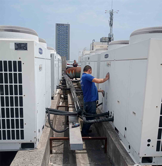 白沙中央空调制热和不制冷系统维修方法